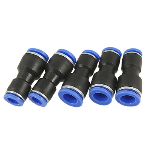 Ruilogod Pneumatik Rohre 8mm bis 10mm One Touch Push In Schnellfittings 5 Stück Ruilogod Pneumatik Rohre 8mm bis 10mm One Touch Push In Schnellfittings 5 Stück von Ruilogod