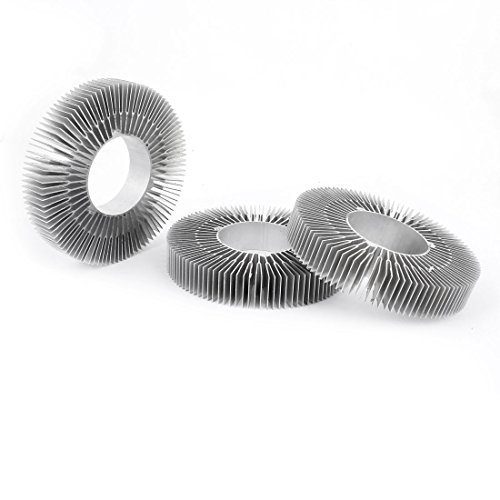 Ruilogod Round Shaped 115mmx50mmx20mm LED-Kühlkörper Kühl Fin 3PCS von Ruilogod
