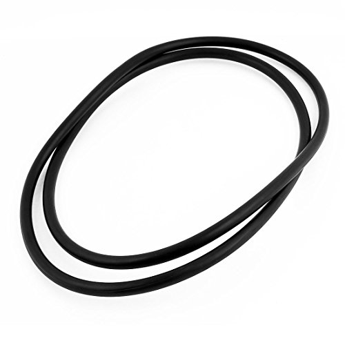 Ruilogod Schwarz Universal O-Ring 450mm x 8.6mm -N Material Öldichtung Unterlegscheiben Grommets von Ruilogod