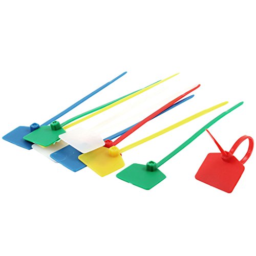 Ruilogod Selbsthemmender Kunststofflabel Kabelkind-Krawatte Organizer sortierte Farbe Ruilogod Selbsthemmender Kunststofflabel Kabelkind-Krawatte Organizer sortierte Farbe von Ruilogod