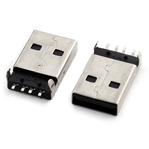 Ruilogod Startseite DIY USB-2.0-Anschluss Typ A 4-Pin Stecker Socket-Steckverbindungen 10pcs für Leiterplattenmontage Ruilogod Startseite DIY USB-2.0-Anschluss Typ A 4-Pin Stecker Socket-Steckverbindungen 10pcs für Leiterplattenmontage von Ruilogod