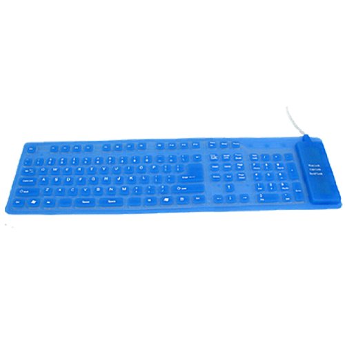 Ruilogod USB 2.0-Silikon-Roll-up faltbare PC-Computer-Tastaturblau Ruilogod USB 2.0-Silikon-Roll-up faltbare PC-Computer-Tastaturblau von Ruilogod