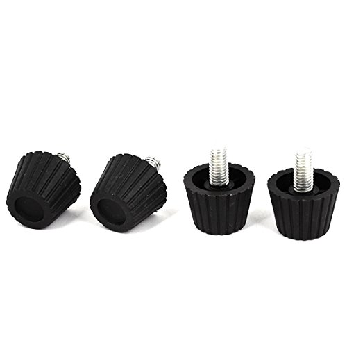 Ruilogod Verstellbare Möbel Glide Leveling Füße Fuß M8 Faden Dia 4pcs von Ruilogod