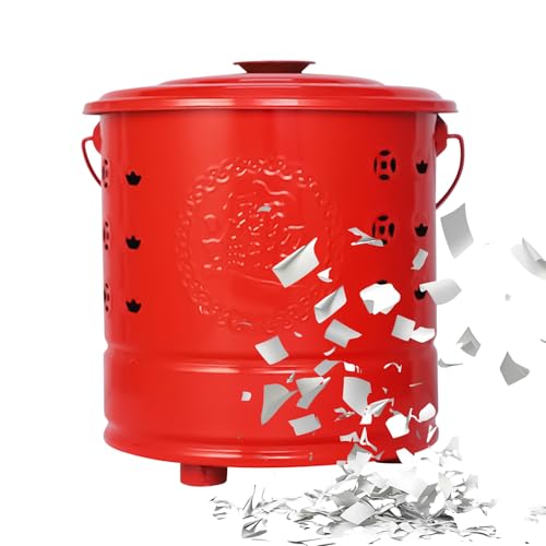 Brennfaesser Fuer Draussen, Edelstahl Verbrenner Ofen Kanister, Festliches Behältnis Mit Deckel Für Rituale Beerdigung Qingming Fest Brennfaesser Fuer Draussen, Edelstahl Verbrenner Ofen Kanister, Festliches Behältnis Mit Deckel Für Rituale Beerdigung Qingming Fest von Ruilonghai