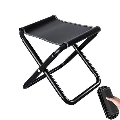 Campinghocker Klapphocker Faltbar, Hocker Klappbar Fußhocker, Gartenhocker, Backpacking Slacker Klappstuhl | Leichter Sitzhocker Für Camping, Wandern, Gartenarbeit, Wandern, Reisen Und von Ruilonghai