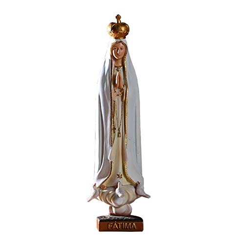 Gesegnete Jungfrau Maria Unsere Frau der Fatima Statue Figur Ornament Figur für Zuhause oder Kapelle von Ruilonghai