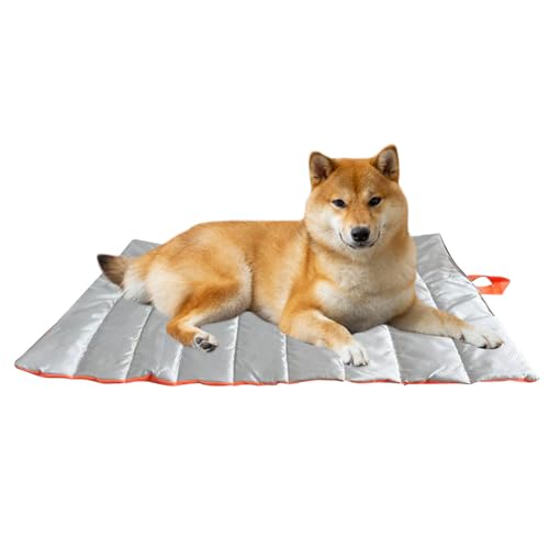 Outdoor Hundebett,Zusammenklappbare Hundematte | Waschbare Welpenmatte Mit Tragegriff Für Heiße Tage Garten Camping Reisen Indoor Auto & Terrasse von Ruilonghai