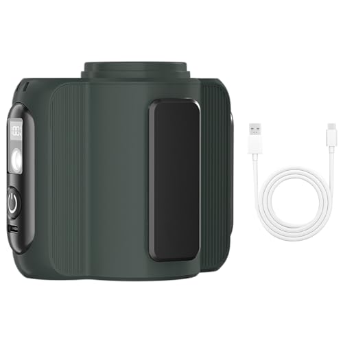 Ruilonghai Gürtellüfter | Verstellbarer Personal-Waistfan mit Beleuchtung,Multifunktionales Gerät Mit Starker Luftströmung Für Spazierengehen Camping Klettern Wandern Angeln Outdoor von Ruilonghai