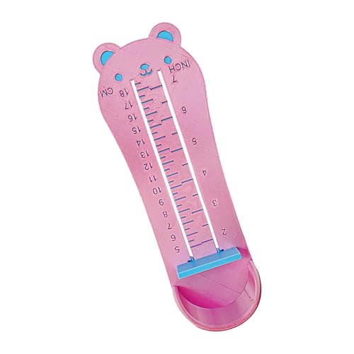 Schuhmessgeräte,Kinderfuß Messwerkzeug - Antirutsch-Basis Niedliches Design Mit Doppelskala Anzeige, Messgerät Zum Einkaufen, Für Zuhause & Unterwegs von Ruilonghai