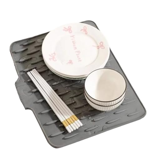 Silicone Geschirr Trocknungsmatte - Rutschfeste Spülmatte,- und Rutschfeste Schnelltrocknende Unterlage für Spülbecken Küchenutensilien Schutz vor Auslaufen Silicone Geschirr Trocknungsmatte - Rutschfeste Spülmatte,- und Rutschfeste Schnelltrocknende Unterlage für Spülbecken Küchenutensilien Schutz vor Auslaufen von Ruilonghai