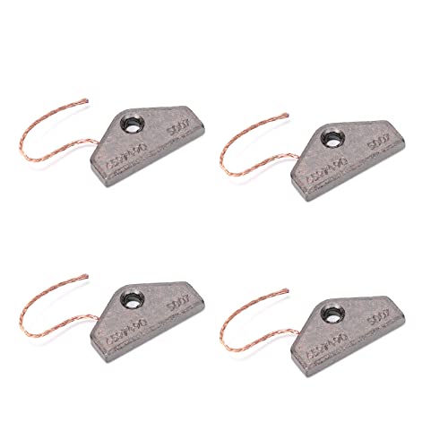 Kohlebürsten für Trocknermotor, kupferhaltig, 6597490 5007 (30 x 16 x 4 mm), kompatibel mit Miele Wäschetrockner 5153702/4490382, 4 Stück von Ruimou