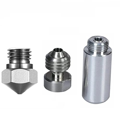 Ruimou 0.4mm MK10 All Metal Hotend Nozzle Kit, Kehlkopfdüsen-Kit, für 3D Drucker von Ruimou