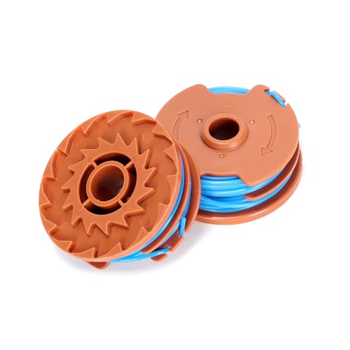 Ruimou 2 x Trimmerspule, Doppelschnur und Spule sind kompatibel mit Titan TTB820GGT Trimmer Ruimou 2 x Trimmerspule, Doppelschnur und Spule sind kompatibel mit Titan TTB820GGT Trimmer von Ruimou