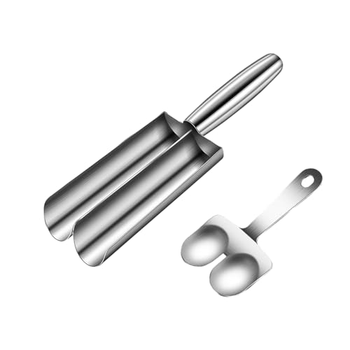 2 PCs Bequemer Fleischbällchenhersteller Set Gebratener Fisch Fleisch Making Ball Form Löffel Fleischwerkzeuge Küche Werkzeug Kochzubehör Küche Fleischbällchenhersteller von Ruiogoe