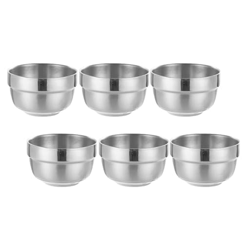 6 Pack Metal Camping Cup Coffee Cup 80 Ml Trinkbecher 304 Stahlgetränk Getränk Geeignet Für Outdoor Aktivität Mode Küchenzubehör von Ruiogoe