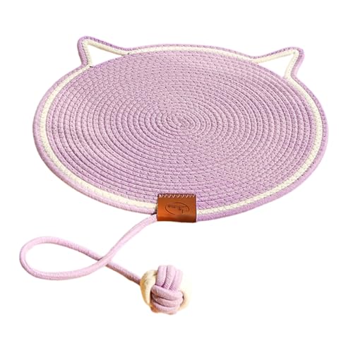 Baumwollseilkatzen Kratzen Post Matte Spaßtümer Für Katzen Um Krallen Zu Mahlen Und Stress Feature Kee Resistentes Design Zu Lindern Baumwollseilkatzen Kratzen Post Matte Spaßtümer Für Katzen Um Krallen Zu Mahlen Und Stress Feature Kee Resistentes Design Zu Lindern von Ruiogoe