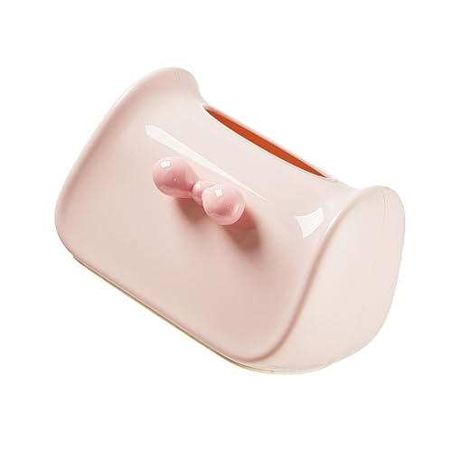 Benutzerfreundlicher Square Tissue Box Case Funktional Tissue Box Spender Mit Bowknot Dekoration Für Schreibtischorganisation Netter Container Benutzerfreundlicher Square Tissue Box Case Funktional Tissue Box Spender Mit Bowknot Dekoration Für Schreibtischorganisation Netter Container von Ruiogoe