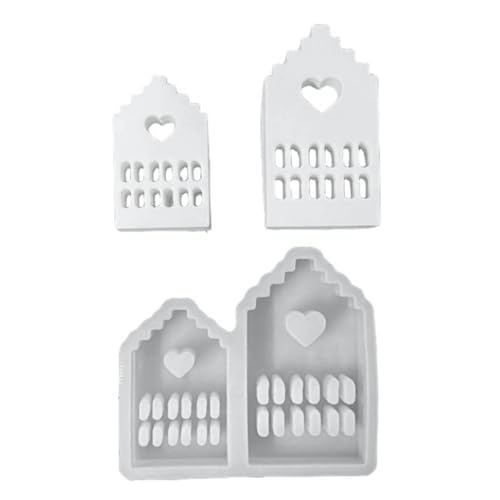 Hausformform Schimmel Kerze Herstellung Von Formen Silikonformhaus Mit Fenster Silikonformen Für Harzkuchen Die Formpersonalisierung Geschenkte von Ruiogoe