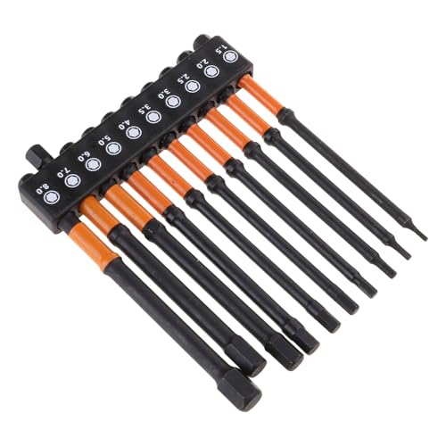 Hexagonaler Allen Schraubenschlüssel Bohrer Bit Set 1/4inch Schnelllösungsschaft Magnetschraubendreher Bits Set Zum Montieren Von Möbelschlüssel Bohrer Bit von Ruiogoe