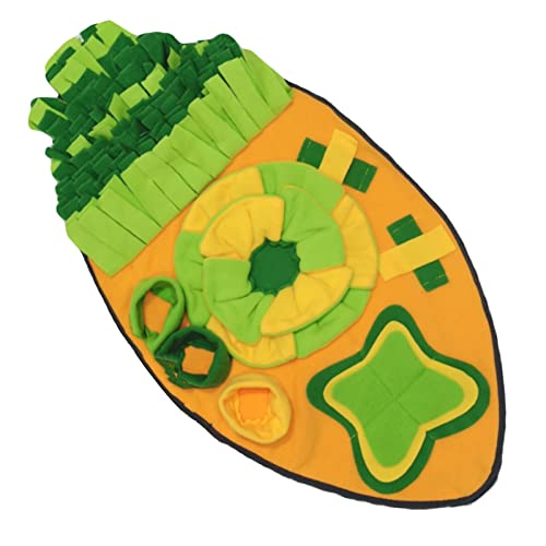Hund Snuffle Matte Puzzle Spielzeugnase Geruchsgeruch Sniffing Pad Langsam Fütterungsschale Lebensmittelspender Teppich Waschbar von Ruiogoe