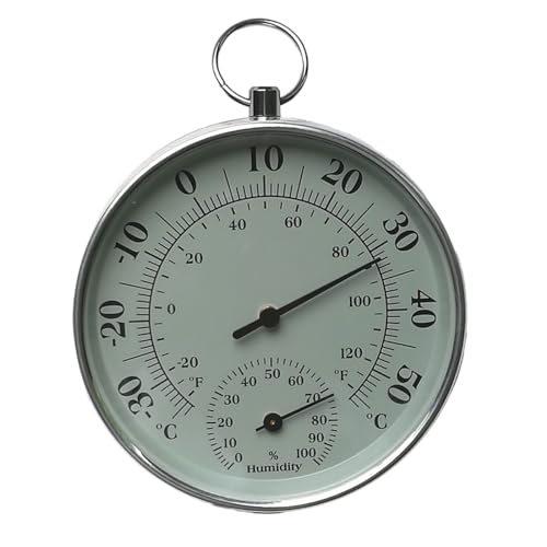Innen Thermometer Hygrometer Analog 2 In 1 Temperaturfeuchtigkeitsmonitor Messgerät Für Hauszimmer Außenbüros Aluminiumgehäuse Thermometer Innen Thermometer Hygrometer Analog 2 In 1 Temperaturfeuchtigkeitsmonitor Messgerät Für Hauszimmer Außenbüros Aluminiumgehäuse Thermometer von Ruiogoe