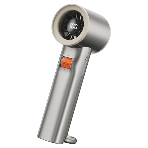 Ruiogoe Handheld Bürstenloser Motorventilator USB Wiederaufladbares LED Display Lüfter Mit Starken Luftströmen Klimaanlage Für Heißwetterkühlungslüfter von Ruiogoe