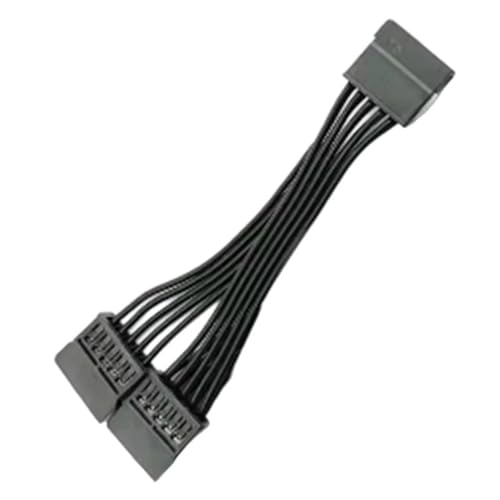 Ruiogoe Power Splitter Kabel 1 Bis 2 15 Pin Kabel Stütze Festplatten Festplatten Optical Laufwerke Für Stabile Netzteile Ruiogoe Power Splitter Kabel 1 Bis 2 15 Pin Kabel Stütze Festplatten Festplatten Optical Laufwerke Für Stabile Netzteile von Ruiogoe