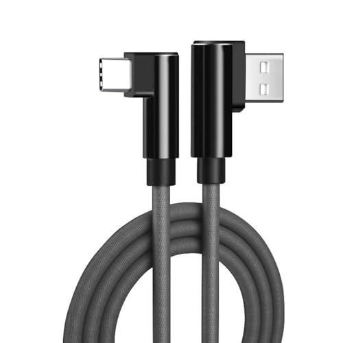 Ruiogoe Typ C Ladekabel Mit Doppelelbogen Und Strukturiertem Stoff Die Breite Kompatibilität Verbessert Erhöht Die Haltbarkeit 1 Pack von Ruiogoe
