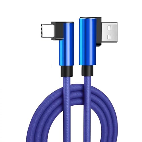 Ruiogoe Typ C Ladekabel Mit Doppelelbogen Und Strukturiertem Stoff Die Breite Kompatibilität Verbessert Erhöht Die Haltbarkeit 1 Pack von Ruiogoe