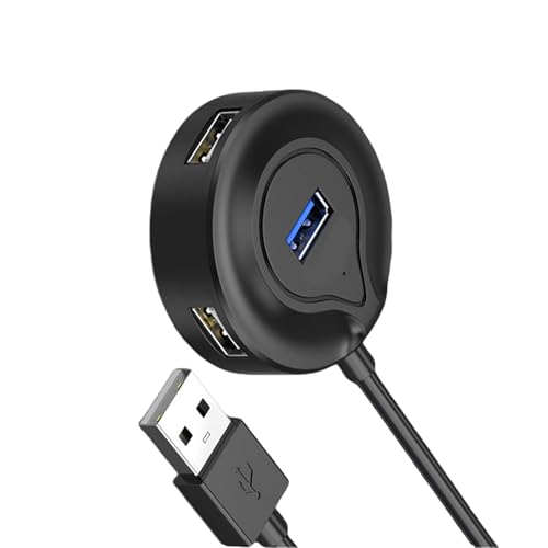 Ruiogoe USB-Splitter-Adapter, 4 Anschlüsse, für nahtlose Verwendung mit Tastaturen auf Laptop, Desktop-PC Ruiogoe USB-Splitter-Adapter, 4 Anschlüsse, für nahtlose Verwendung mit Tastaturen auf Laptop, Desktop-PC von Ruiogoe