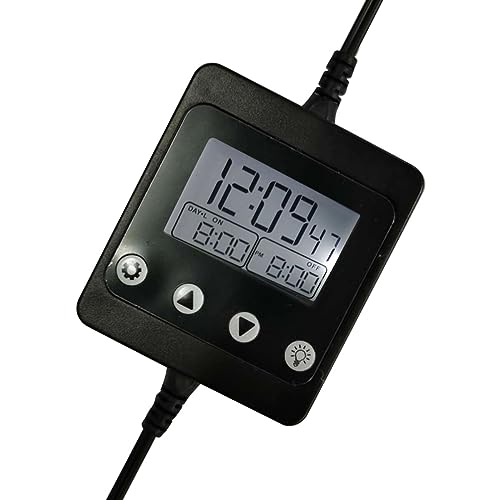 Ruiqas Aquarium-Licht-Zeitschaltuhr Digitaler Regler Dimmer Beleuchtung Steuerung Timer von Ruiqas