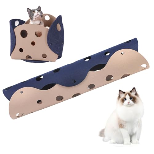 Ruiqas Katzentunnel DIY Spielzeug Faltbar Katzentunnel und langlebig abnehmbar waschbar Filz Katzenstreu Haustier Spielzeug für Katzen kleine Hunde, Kaninchen oder kleine Tiere Ruiqas Katzentunnel DIY Spielzeug Faltbar Katzentunnel und langlebig abnehmbar waschbar Filz Katzenstreu Haustier Spielzeug für Katzen kleine Hunde, Kaninchen oder kleine Tiere von Ruiqas