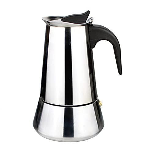 Ruiqas Mokkakanne Edelstahl Induktion Herd Kaffeemaschine Mokkakanne Espresso Kaffeemaschine mit Filter Küche Haus Gebrauch von Ruiqas