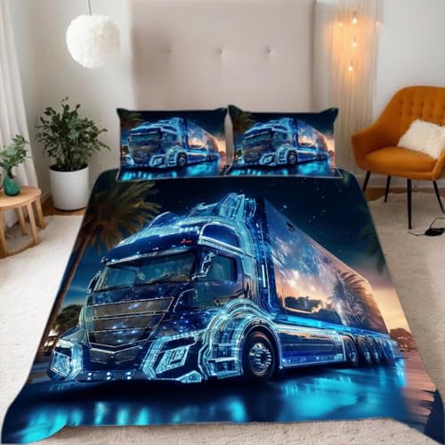 Ruiqieor Bettwäsche 155x220 cm,LKW unterwegs, Straßen-LKW Bettwäsche Set Bettbezug und 2 Kissenbezug 50x75 cm,color6 Ruiqieor Bettwäsche 155x220 cm,LKW unterwegs, Straßen-LKW Bettwäsche Set Bettbezug und 2 Kissenbezug 50x75 cm,color6 von Ruiqieor