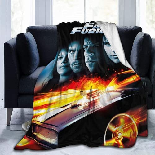 Ruiqieor Fast Furious Kuscheldecke 150 x 200cm,Flauschige Decke Leichte Weiche Zweiseitige Flanelldecke für Sofa Wohnzimmer Kinderbettdecke #3 von Ruiqieor