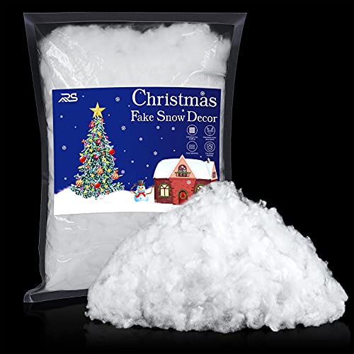 Ruisita Künstlicher Schnee, künstlicher Schnee, 250 g, Flauschige Schneefaser für Schneedecke, Weihnachtsbaumdekoration, Urlaub und Winter Ruisita Künstlicher Schnee, künstlicher Schnee, 250 g, Flauschige Schneefaser für Schneedecke, Weihnachtsbaumdekoration, Urlaub und Winter von Ruisita