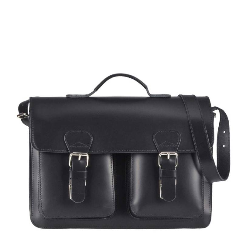 Aktentasche Leder 38x27cm mit 2 Fächern "Classic" schwarz 2133-11 | Ruitertassen Aktentasche Leder 38x27cm mit 2 Fächern "Classic" schwarz 2133-11 | Ruitertassen von Ruitertassen