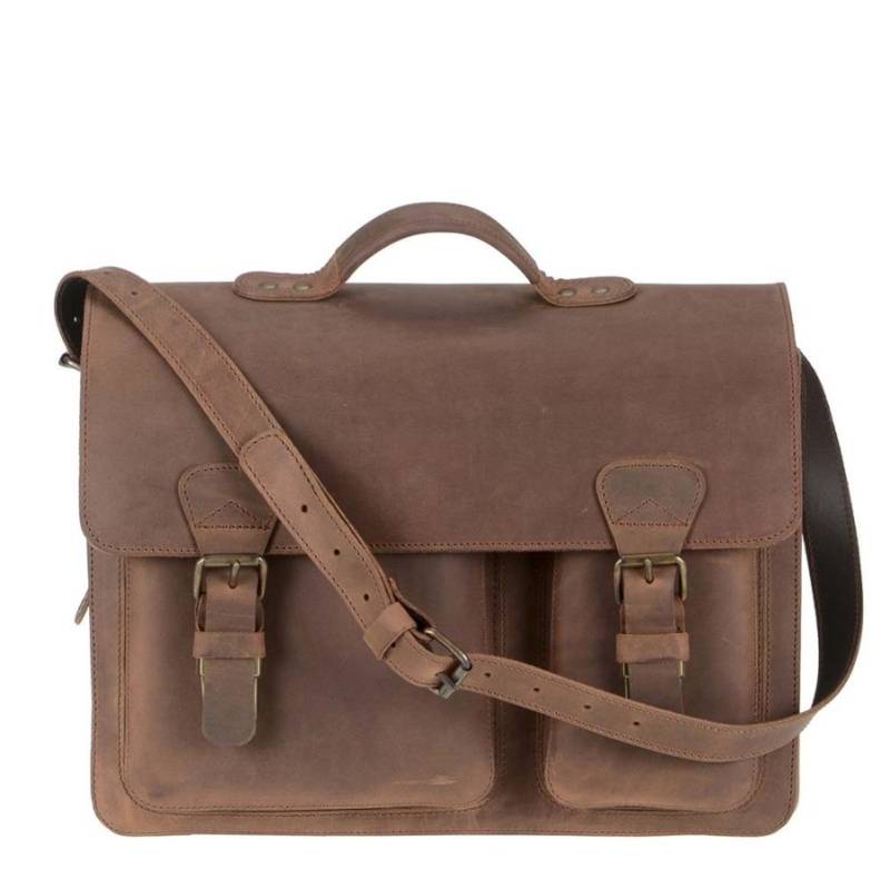 Aktentasche Leder 40x31cm mit 2 Fächern "Classic" ranger braun 2137-73 Ruitertassen Aktentasche Leder 40x31cm mit 2 Fächern "Classic" ranger braun 2137-73 Ruitertassen von Ruitertassen