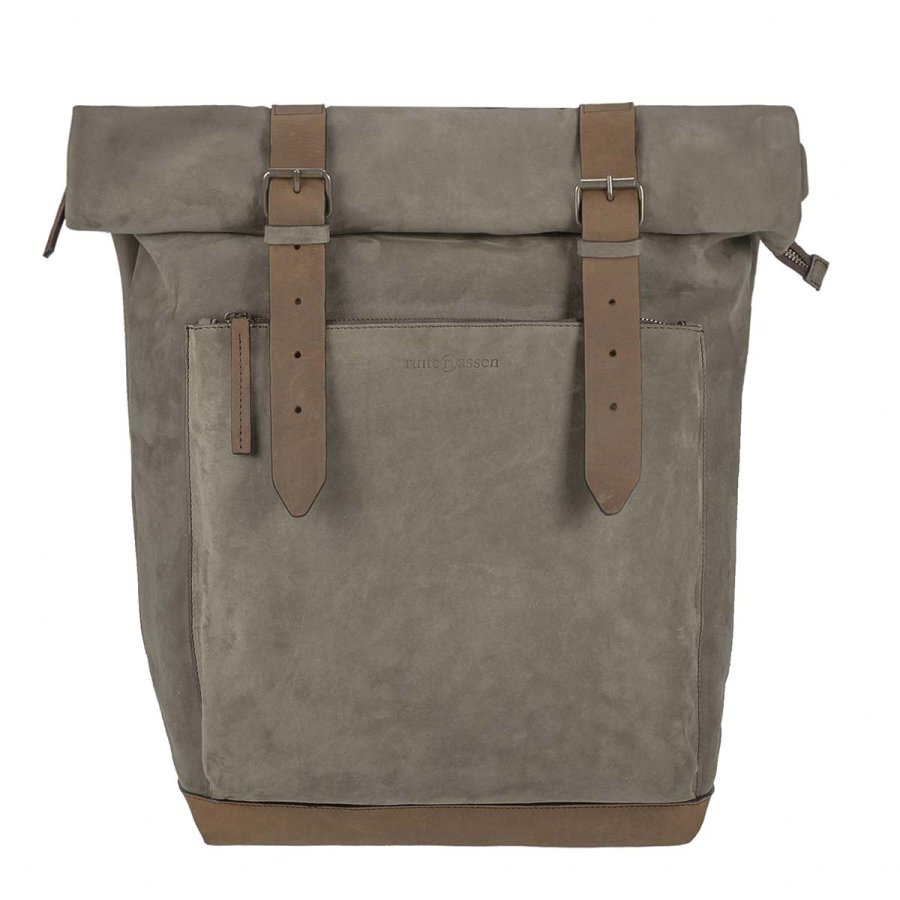 Rucksack Leder 30x41cm Rolltop "Leisure" braun ranger 4054-76 | Ruite von Ruitertassen