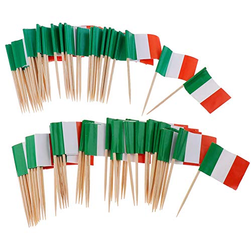 Ruiting Mini-Flagge Zahnstocher 100Pcs Italien-Flaggen-Kuchen Auswahl Internationale Events Cocktail-Stock-Flagge Obst Lebensmittel Auswahl Ruiting Mini-Flagge Zahnstocher 100Pcs Italien-Flaggen-Kuchen Auswahl Internationale Events Cocktail-Stock-Flagge Obst Lebensmittel Auswahl von Ruiting