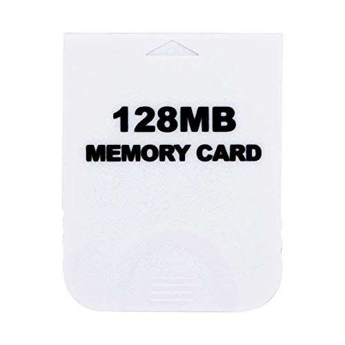 Ruitroliker 128MB Memory Card Compatible for Wii GameCube NGC GC console White von Ruitroliker