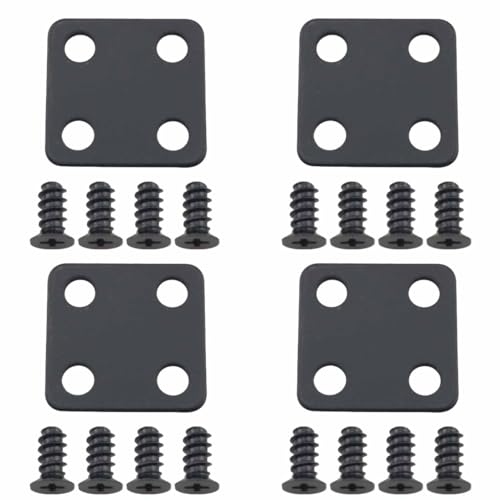Ruiwaer 4 Stück 27 mm schwarze Metall-Lüfter-Befestigungsschnalle mit Schrauben, Schlitzhalterung, Computer-/Grafikkarten-Kühlkörperständer, geeignet für Router und Spielkonsolen Ruiwaer 4 Stück 27 mm schwarze Metall-Lüfter-Befestigungsschnalle mit Schrauben, Schlitzhalterung, Computer-/Grafikkarten-Kühlkörperständer, geeignet für Router und Spielkonsolen von Ruiwaer