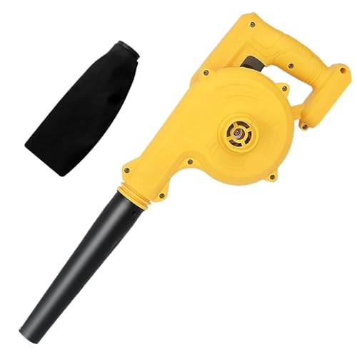 Rukjmqi Akkubetriebener Laubbläser | Turbo Gebläse Funktion - Tragbares Garten Laub Reinigungsgebläse Für Autoaufbereitung Grillbereich Terrasse Werkstatt Schneeräumung von Rukjmqi