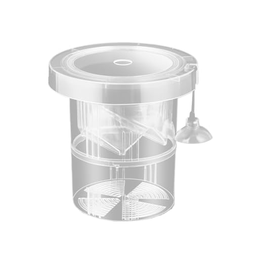 Rukjmqi Brutbox für Aquarium, Isolierbehälter für e, Verstellbare Aufzuchtbox für Junge Halterung verletzter Tiere Guppy Betta Zucht von Rukjmqi