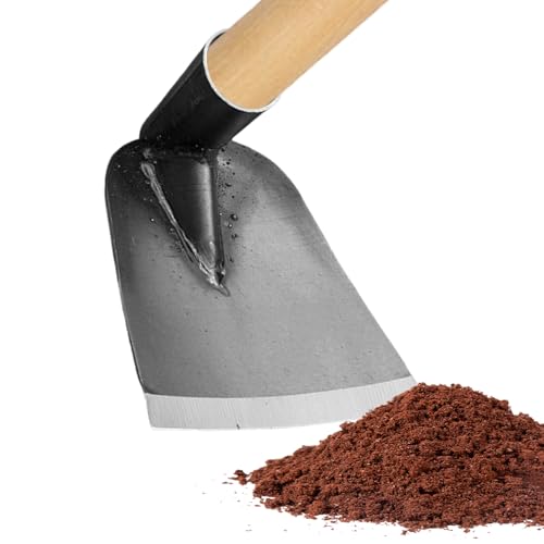 Rukjmqi Gartenhacke,Hackenkopf aus Manganstahl für die Pflanzung und Gartenarbeit - Robuste Handwerkzeuge Unkrautentferner Kultivator Ersatzteile Für Gärtner von Rukjmqi