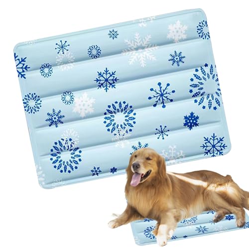 Rukjmqi Hundekühlmatte - Katzenschlafmatte Mit Kühlgel | Tragbare Sommer Entspannung Haustier Schlafzubehör Für Zuhause Innen Außen Wohnung Wohnzimmer Sofa Hundehütten Garten Camping Rukjmqi Hundekühlmatte - Katzenschlafmatte Mit Kühlgel | Tragbare Sommer Entspannung Haustier Schlafzubehör Für Zuhause Innen Außen Wohnung Wohnzimmer Sofa Hundehütten Garten Camping von Rukjmqi