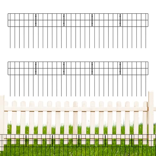 Rukjmqi Metallzaun Paneele - Temporärer Zaunschutz & Sichtschutz,10x Zaunelemente Als Dekorative Abgrenzung Für Haustiere, Hunde, Garten, Rasen & Terrasse Mit Trennfunktion Und Rasenschutz Im Rukjmqi Metallzaun Paneele - Temporärer Zaunschutz & Sichtschutz,10x Zaunelemente Als Dekorative Abgrenzung Für Haustiere, Hunde, Garten, Rasen & Terrasse Mit Trennfunktion Und Rasenschutz Im von Rukjmqi