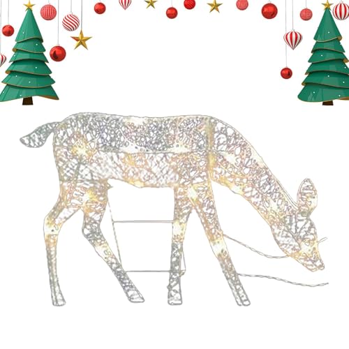 Rukjmqi Rentier Beleuchtet Eisen LED Rentier Re-ntier Familien Silhouetten Set Weihnachten Tier R-entier De-KOR Stehende Re-ntier Rasen Weihnachtsfeiertagsdekoration Für Die Terrasse Rukjmqi Rentier Beleuchtet Eisen LED Rentier Re-ntier Familien Silhouetten Set Weihnachten Tier R-entier De-KOR Stehende Re-ntier Rasen Weihnachtsfeiertagsdekoration Für Die Terrasse von Rukjmqi