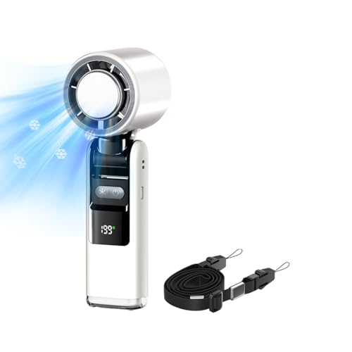 Rukjmqi Tragbarer Ventilator,Persönlicher Ventilator Mit Nachtlicht | Kühlendes Gerät Mit Kühler Luft Für Camping Büro Zuhause Picknick Reisen von Rukjmqi