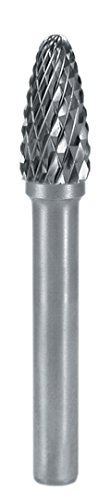 Ruko 116032 Hartmetall Frässtifte Form F Rundbogen, 10 x 60 mm von RUKO